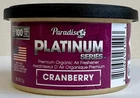 Paradise Platinum Air Freshener- CRANBERRY