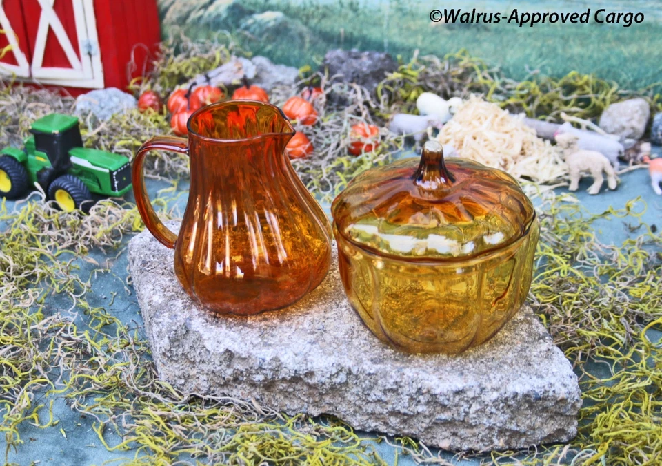 ANTHROPOLOGIE CINDY CREMA DE VIDRIO Y AZUCARERO - NUEVO EN CAJA - PERFECTO PARA TU MESA DE OTOÑO Foto 3 de 4