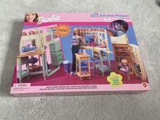 New 2000 Mattel Barbie All Around Home Kitchen Play-set