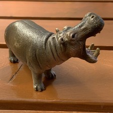 Schleich Hippo Open Mouth Figure Retired 1996 Animal Hippopotamus D-73527