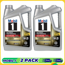 [ Free Shipping ] 2Pack Mobil 1 High Mileage 5W-20 Full Synthetic Engine Oil 5QT 20.80 per gallon