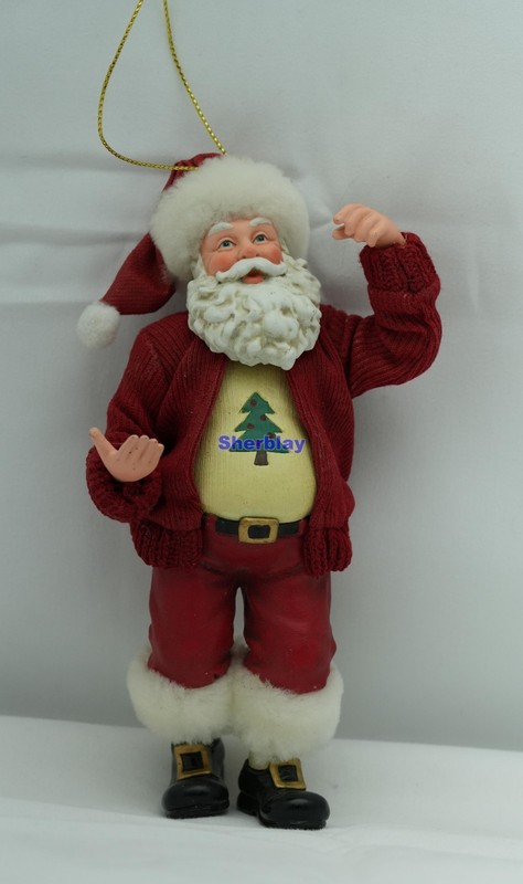 Rare Vintage Dreams Clothtique Santa 2003 MISSING SOMETHING IN HAND