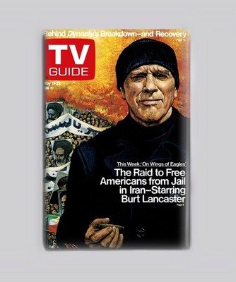 On Wings of Eagles Burt Lancaster TV Guide 1986 - 2''x3'' Fridge MAGNET