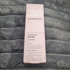  Salicylic Acid Cleanser Boots Ingredients 50ml Skincare Facial Wash