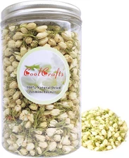 Dried Jasmine Flowers Bulk Dry Jasmine Buds for Tea, Baking, Crafts- 2 OZ