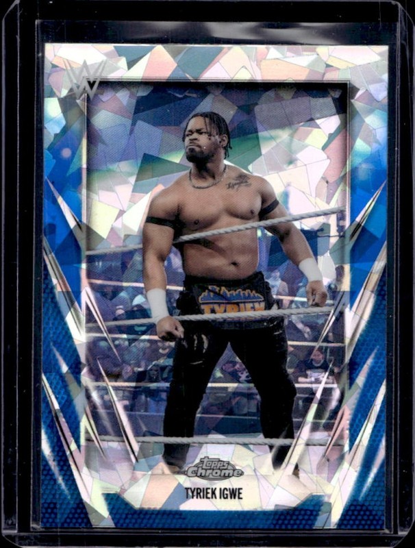 2026 Topps Chrome WWE Sapphire Tyriek Igwe #190