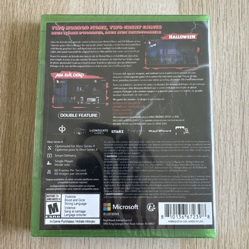 New/Sealed Halloween & Ash vs Evil Dead: RetroRealms XBOX Series X One - Bild 2 von 2