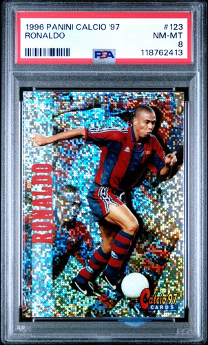 1996 PANINI CALCIO '97 #123 RONALDO PSA 8