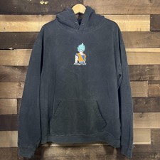 Primitive Dragon Ball Super Hoodie Mens XL Black Goku Embroidered Anime Pullover