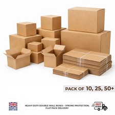 Double Wall Cardboard Boxes Bundle – Heavy-Duty Moving & Storage