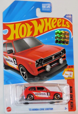 2025 HOT WHEELS FACTORY SET THEN & NOW SERIES 1973 HONDA CIVIC CUSTOM
