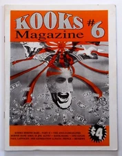 KOOKS #6 Edited by Donna Kossy 1991 Gods fringe  AS REVIEWED IN FACTSHEET FIVE 