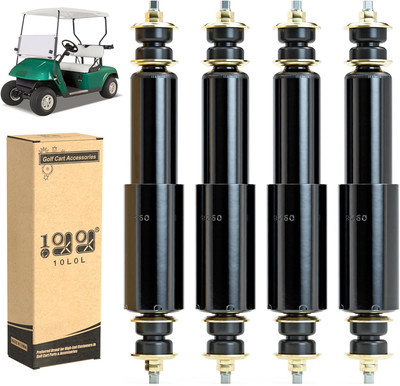 4 Pack Golf Cart Shocks, Front Rear Shock Absorbers Kit for EZGO TXT & Medalist 