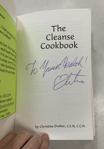 The Cleanse Cook Book 2002 Softcover Christine Dreher PreownedBookCom - Imagen 11 de 12