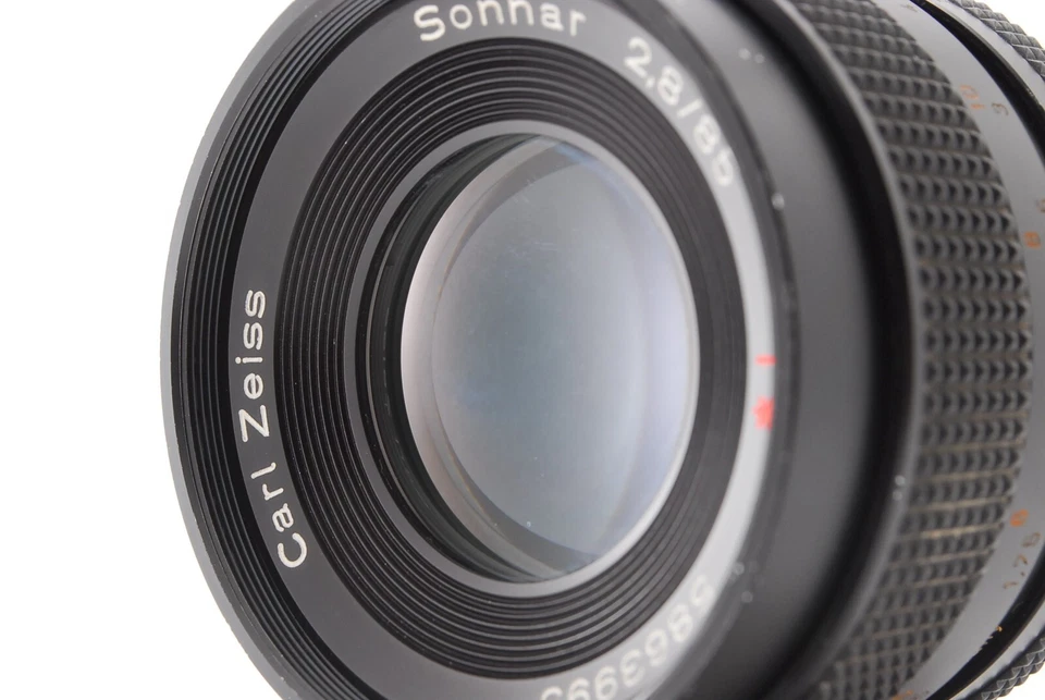 [Exc+++++] Contax Carl Zeiss Sonnar f/2,8 85 mm T* AEG de Japón #b010906 Foto 3 de 4