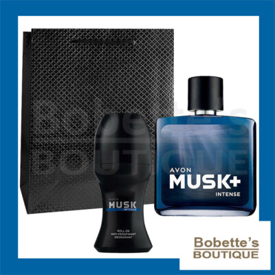 Coffret Cadeau Avon Night Magic Musk Pour Elle - 3 Produits + Sac Cadeau - Parfum 50ml