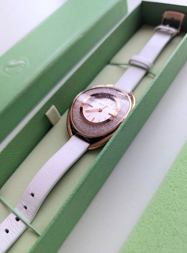Swarovski Crystalline Silver and White Oval Watch RRP: £239 UK Seller - Picture 3 of 7
