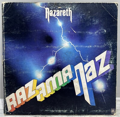 Nazareth Razamanaz Vinyl LP 1973 SP-4396 A&M Gatefold Tested