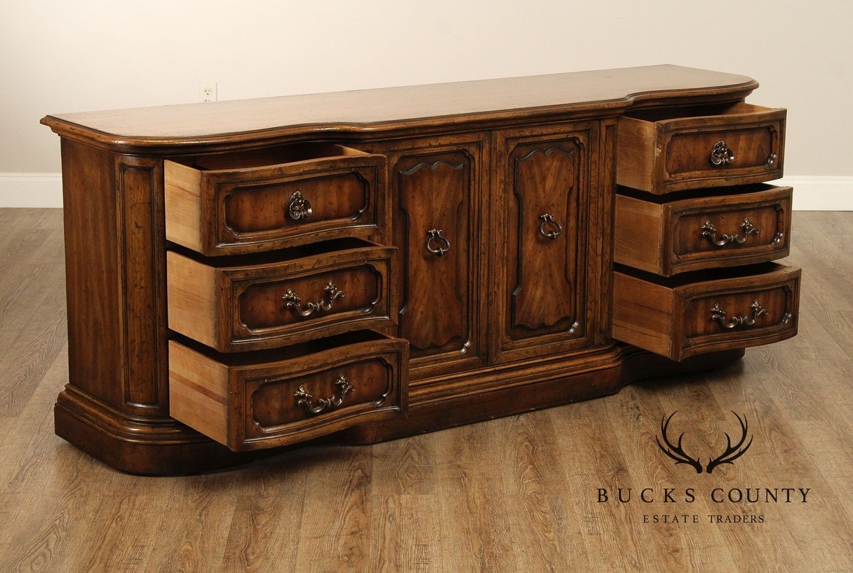 Heritage Grand Tour Collection Vintage Walnut Dresser | eBay