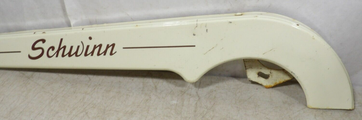 Vintage Schwinn Bicycle Chain Guard Bike Parts White | eBay