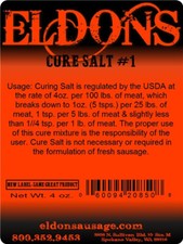 Prague Powder Pink Curing Salt 1 - Insta-cure - 4 oz. or 1 lb. Size for Meat