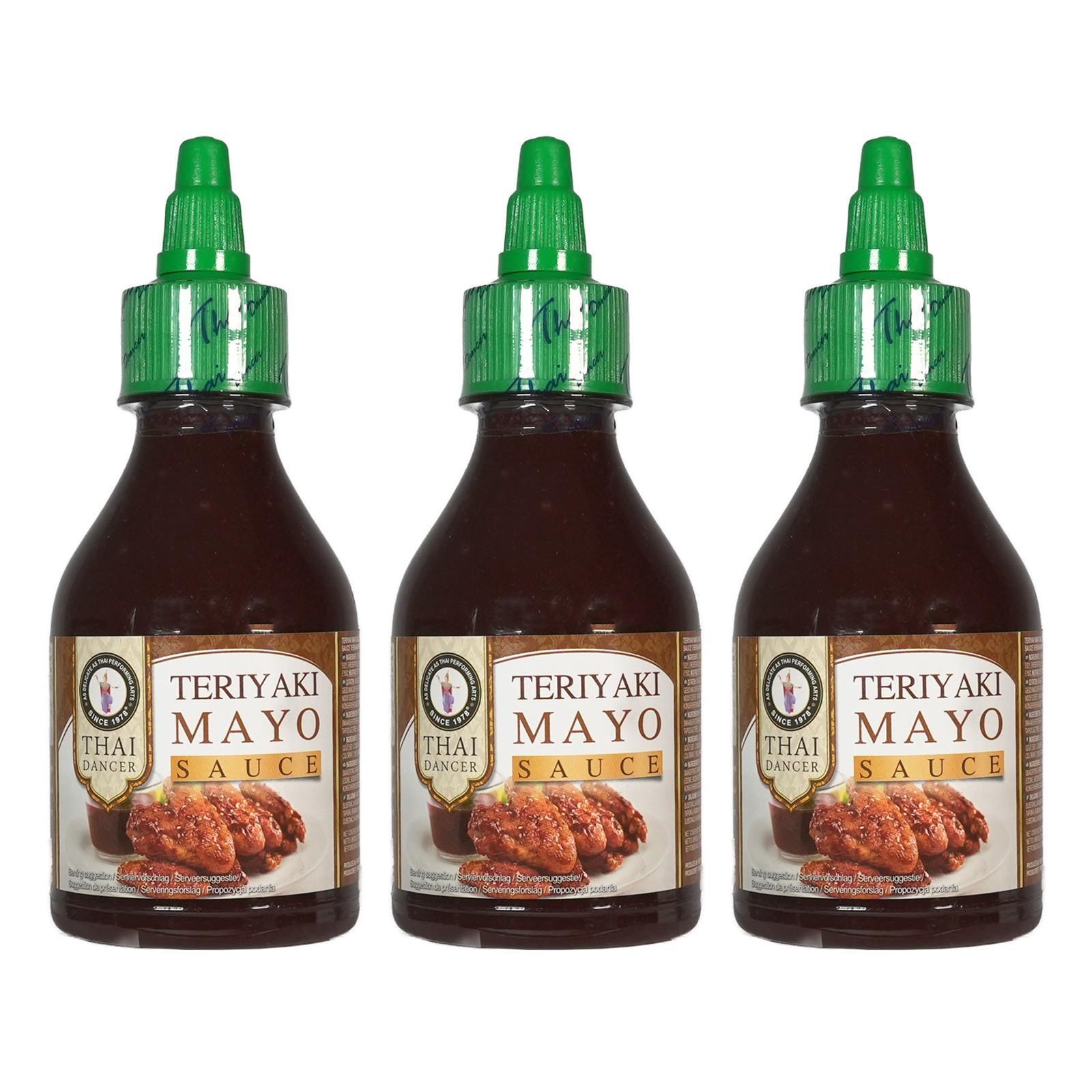 Thai Dancer Teriyaki Mayo Sauce 3x200ml Teriyaki Sauce