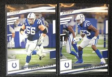 2022 Prestige QUENTON NELSON #126 &amp; DARIUS LEONARD #128 Indianapolis Colts lot