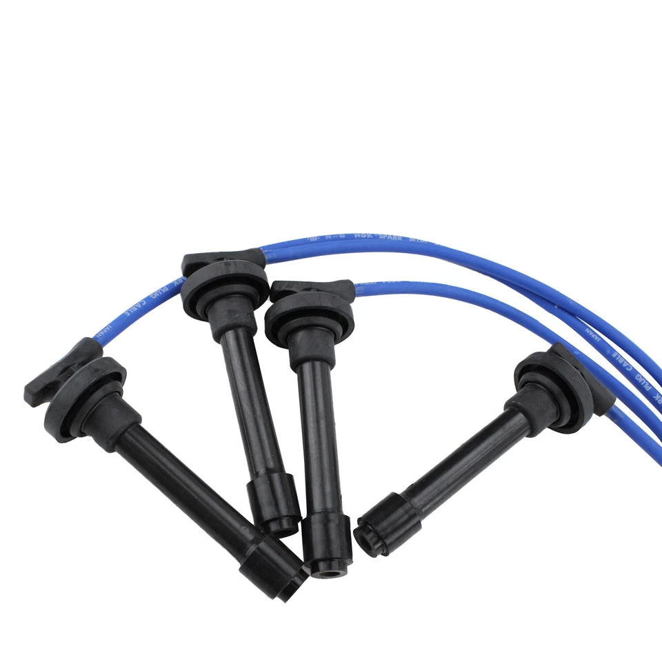 Juego de cables de encendido NGK 8018 / HE64 7 mm para Acura Integra Honda Civic del Sol L4 Foto 3 de 4