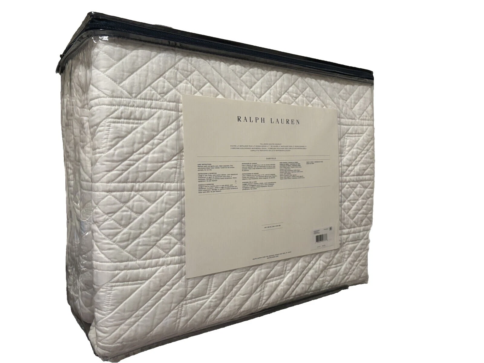 Ralph Lauren Cotton Sateen Queen Quilts, Bedspreads & Coverlets