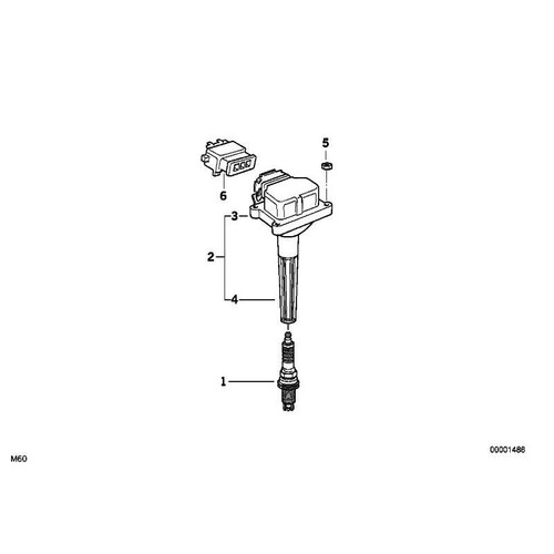 Original BMW 12137599219 - Zündspule BREMI 3er 5er 7er 8er X5 Z3 Z8 - Bild 3 von 3