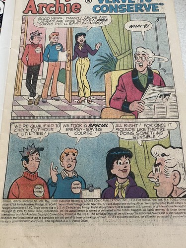 Archie Comics Group ~ Archie ~ No. 292 ~ May 1980 - Picture 4 of 7