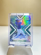 2016 ELITE EXTRA EDITION BASEBALL Thomas Jones RC AUTO Green #11/25
