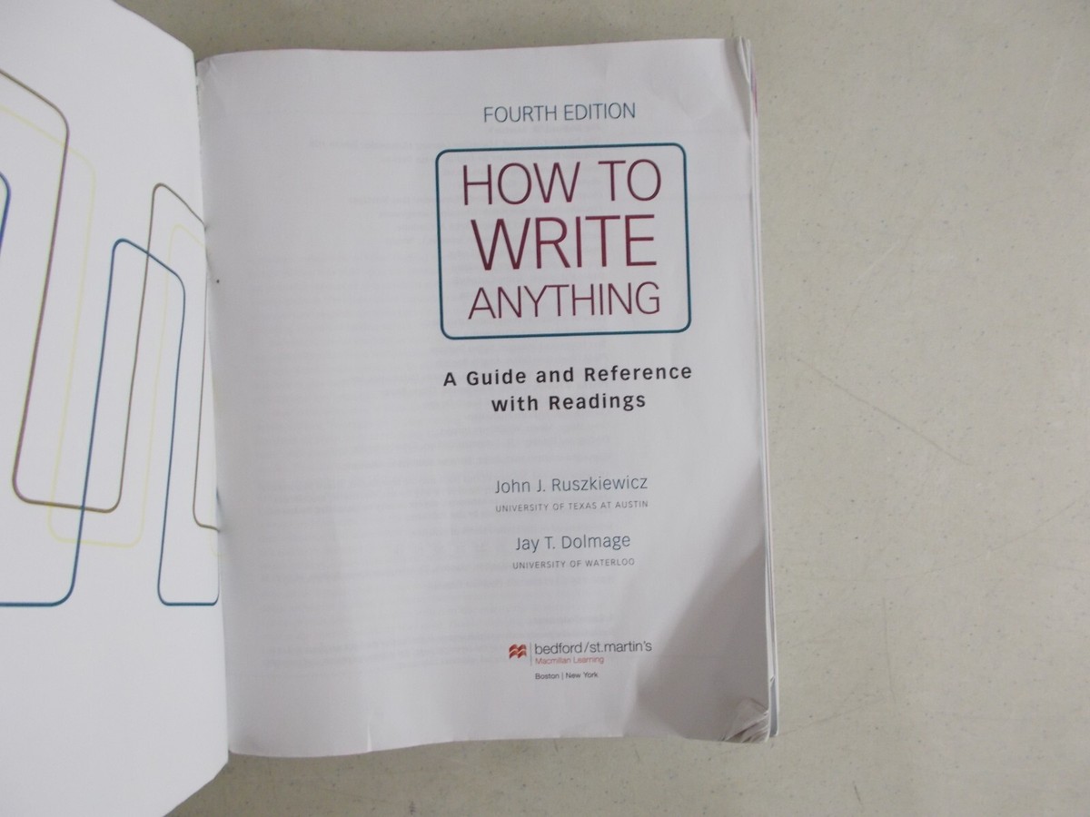 How to Write Anything with Readings: A Guide and Reference