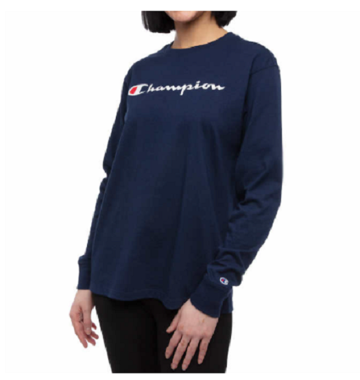 Champion Ladies' Long Sleeve Boyfriend 