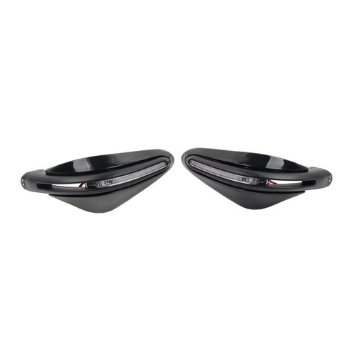 Guardamanos Universal 7/8" con Luz LED Ajuste Motocicleta ATV Motocicleta Par Negro ge - Imagen 6 de 11