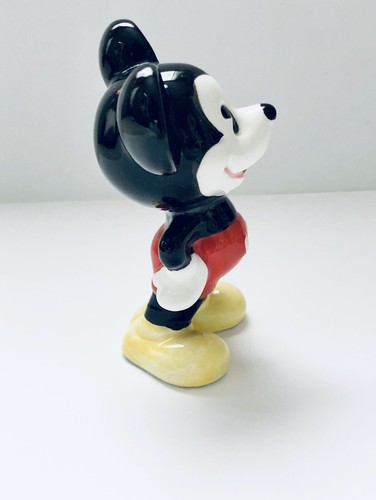 Vintage Disney Mickey & Minnie Ceramic Figurines (Made in Japan) - Set of 2 - Picture 5 of 12