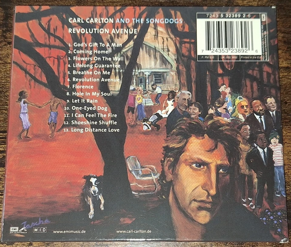 CARL CARLTON AND THE SONGDOGS - REVOLUTION AVENUE  DigiPak CD - Bild 3 von 3