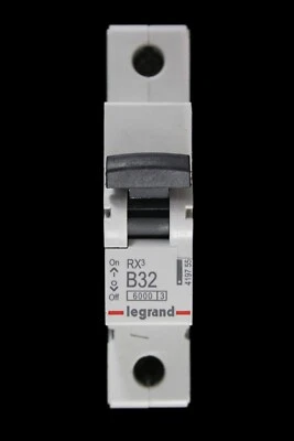 LEGRAND 32 AMP CURVE B 6kA MCB CIRCUIT BREAKER RX3 419755 4197 55