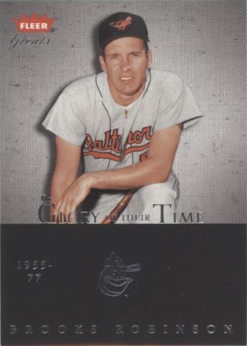 2004 Fleer Greats of the Game - Brooks Robinson #10 GOT - 1 of 1