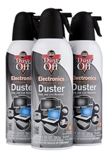 Dust-Off Disposable Duster 2 Ct 10 oz Pack of 3. Compressed Air Duster