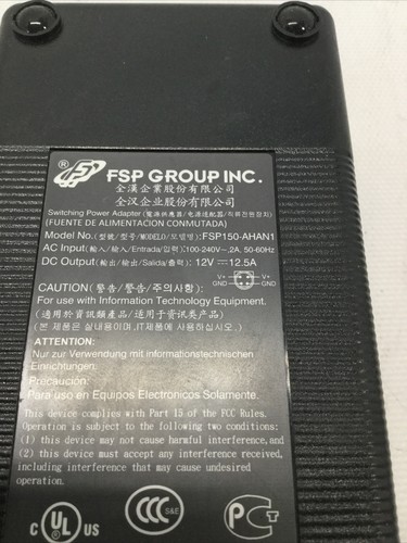 Original FSP Power Supply AC/DC Adapter FSP150-AHAN1 12V 12.5A V+ to GND 4-PIN - Picture 4 of 4