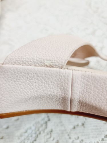 FLD Slip On Sandals Pale Pink/Nude Womens Size 38 - Picture 10 of 14