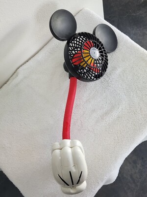 Disney Parks Mickey Mouse Portable Fan Flexible Clamp 17