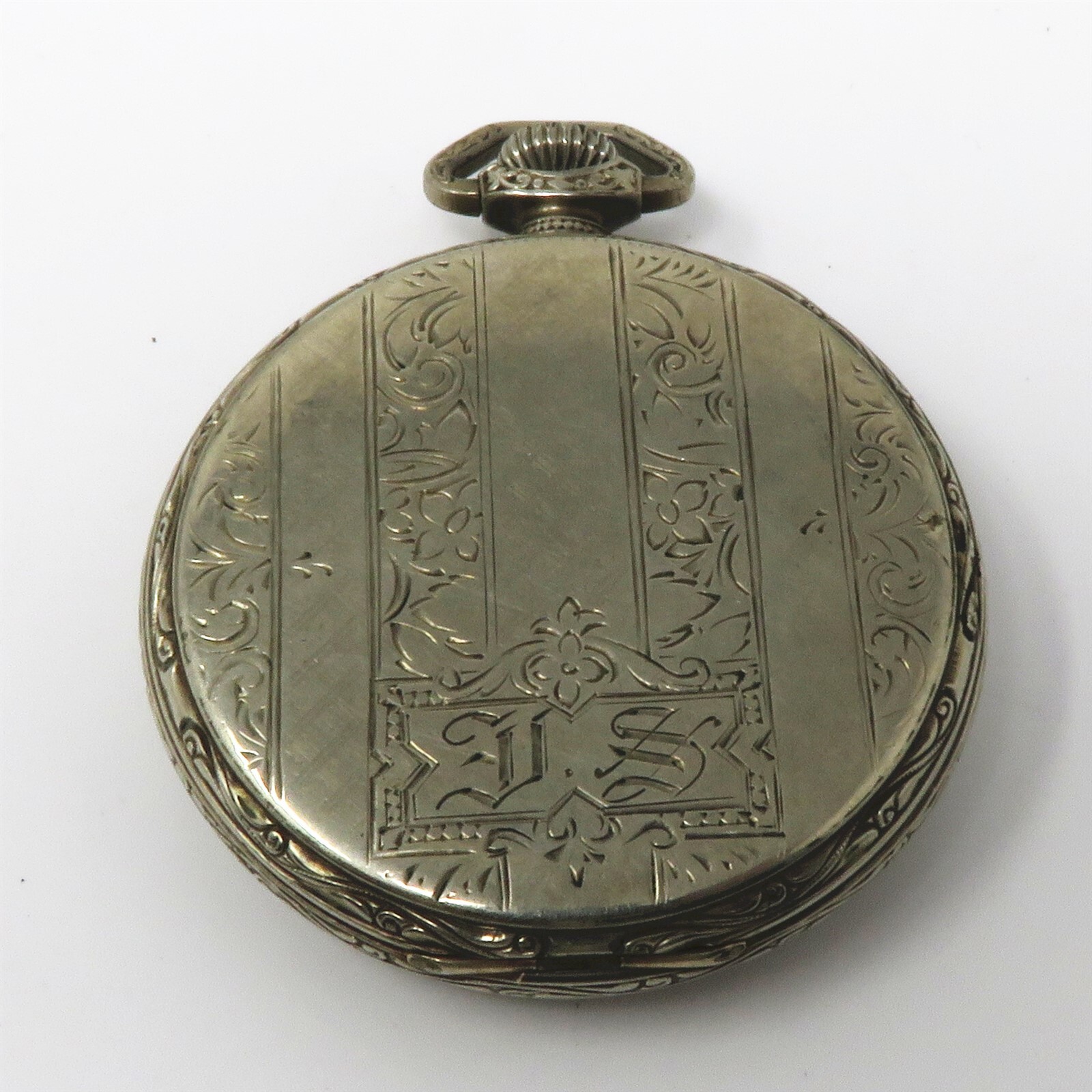 NYJEWEL Elgin Pocket Watch Keystone 14k Gold Filled Case 25 Years not