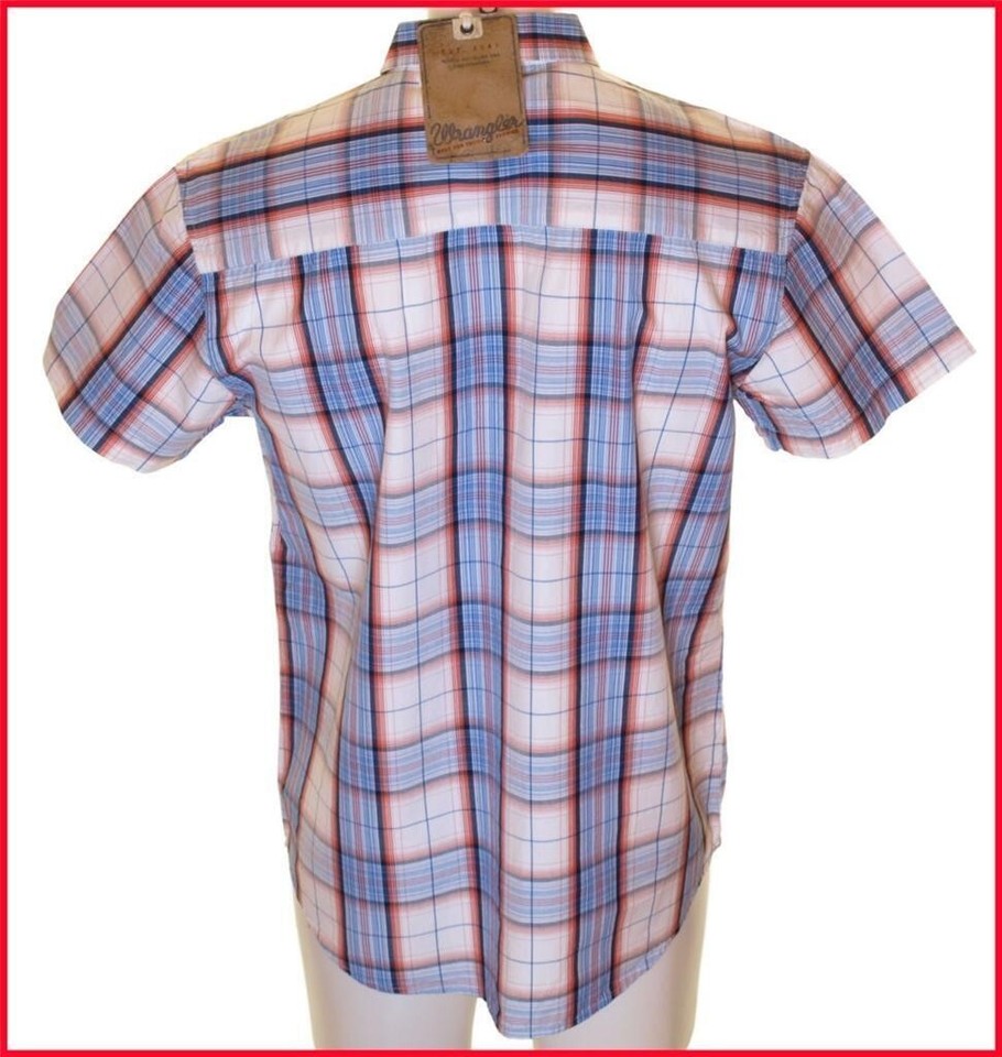 Wrangler Maglietta Uomo 100% Cotone | T-shirt A U Con Manica Corta | Autentico Stile Americano Western