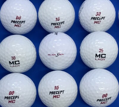 36 GOLFBÄLLE Precept Lady, sehr gute Qualität (AAAA-AAA), Weiß, Turnierbälle !