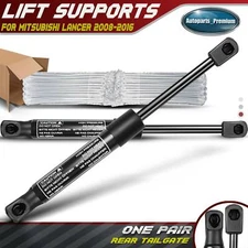 2 Rear Trunk Tailgate Lift Supports Shock Struts for Mitsubishi Lancer 2008-2016