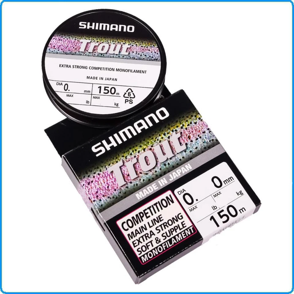 Filo Shimano Trout Competition 150m 0.12mm 1.29Kg da trota spinning bolognese - Immagine 3 di 4