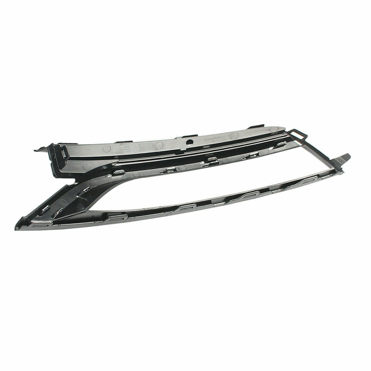 3-Piece Front Bumper Grille Set W/ Chrome Trim For VW Passat B7 2012-2015
