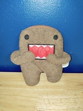Vintage Domo Kun Coin Purse Key Holder Plush Rare